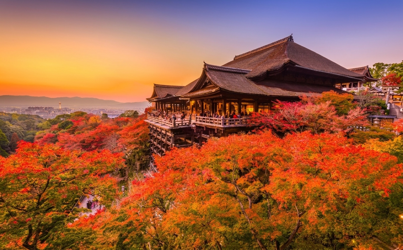 清水寺秋楓