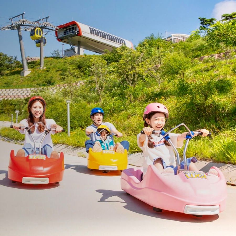 樂天世界｜LUGE滑車｜小法國村｜必比登美食