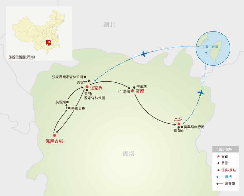 張家界精選８日